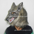 Halloween costume Horror rubber fur Wolf Mask for Masquerade Party Halloween Mask Cosplay monster prop bar decor FC90080